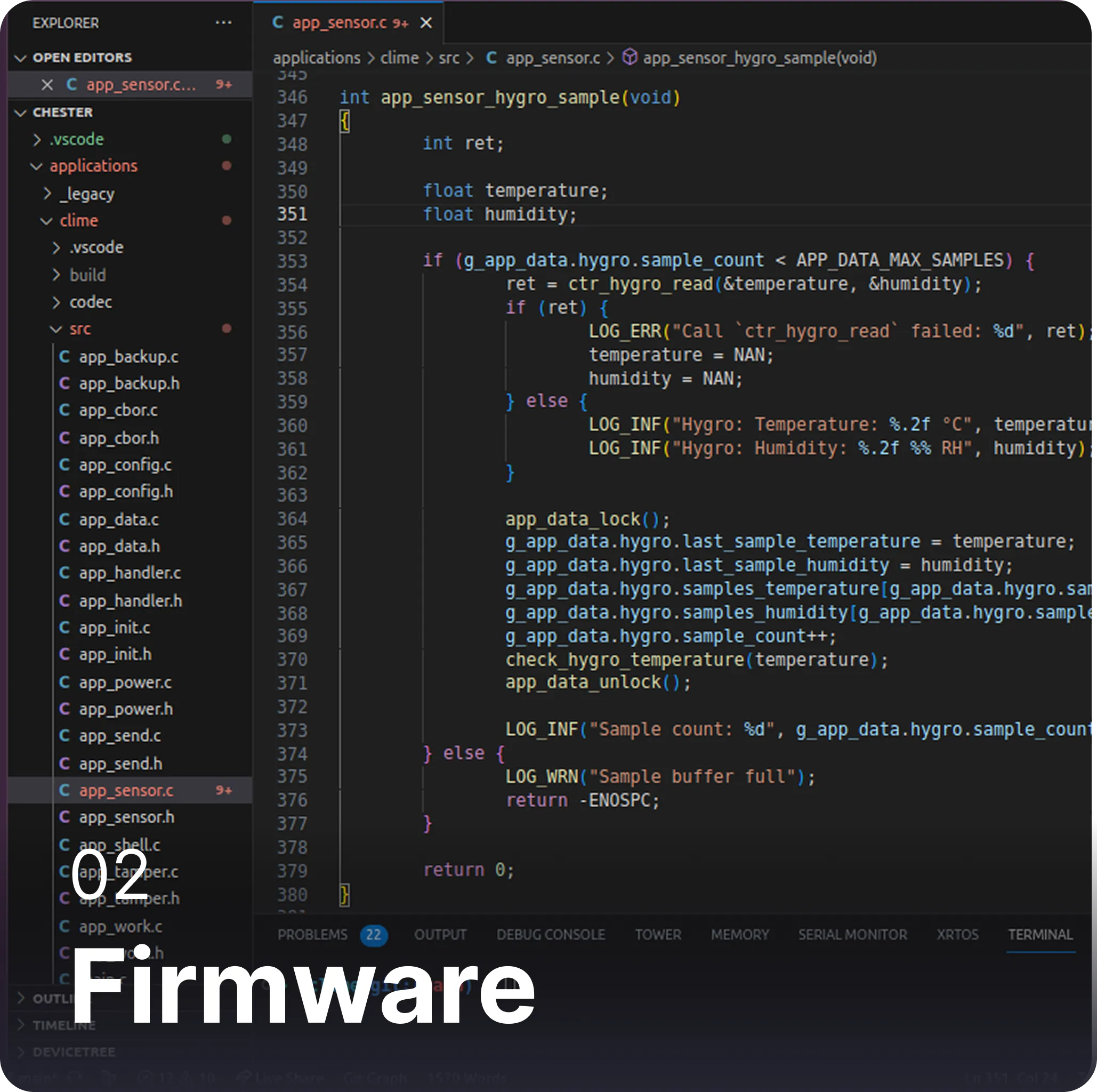 Firmware SDK - code editor