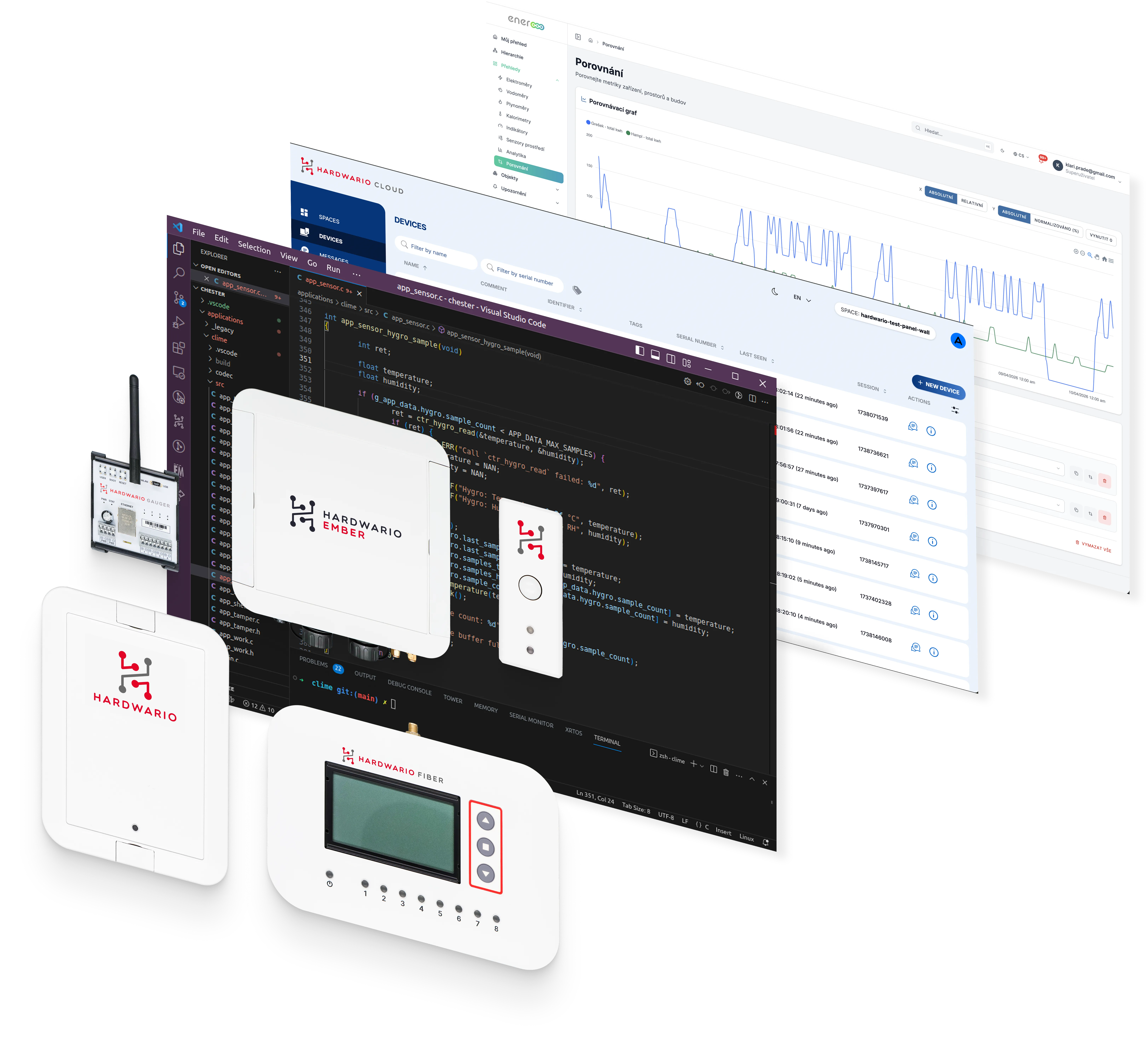 Modulární IoT hardware komponenty HARDWARIO