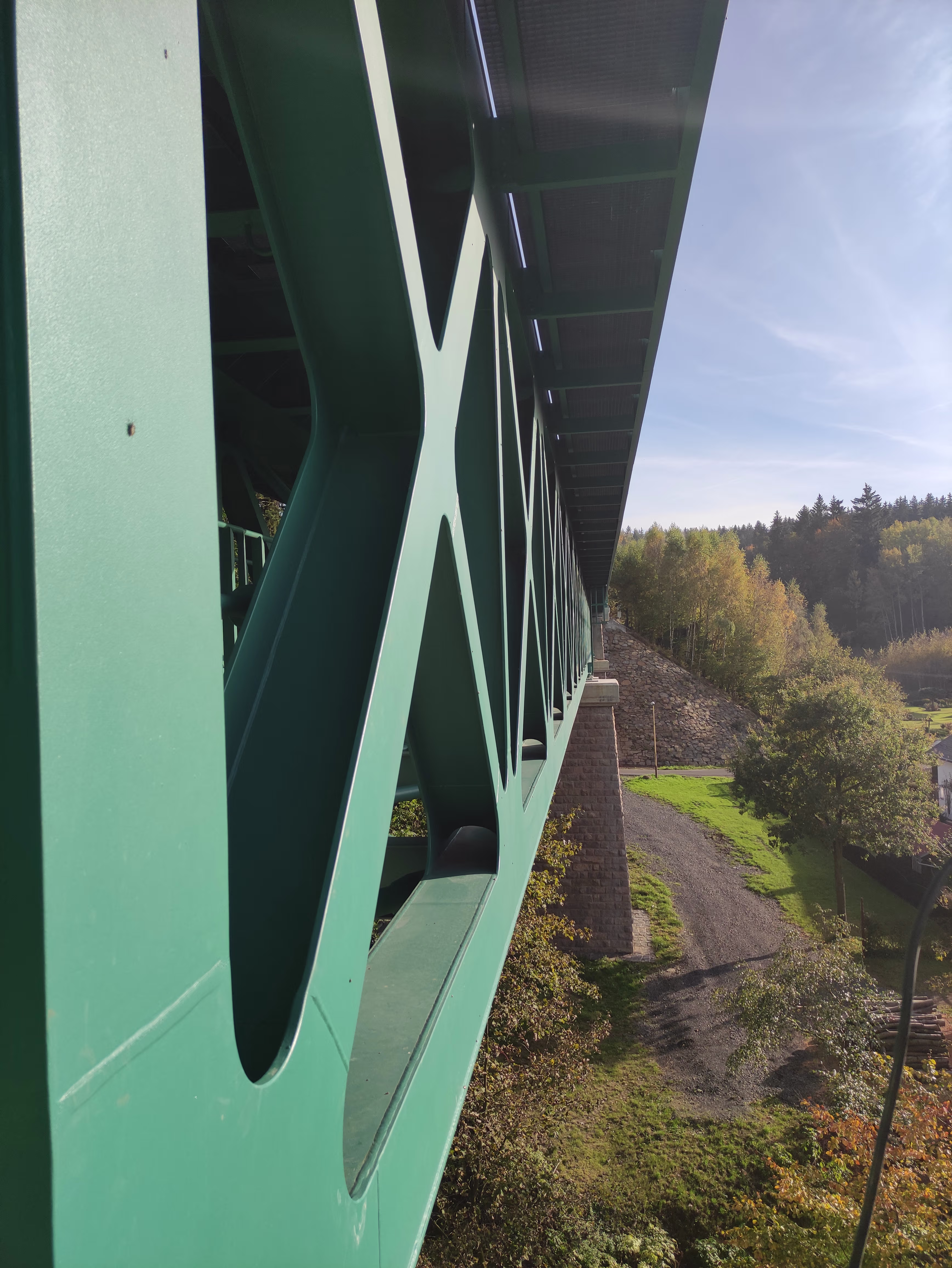 Vilemov bridge with IoT monitoring sensors and strain gauges installed